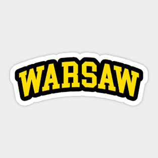 Warsaw Sticker